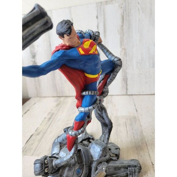 DC paquet Superman brainiac 1998 vintage statue figurine - Picture 9 of 14